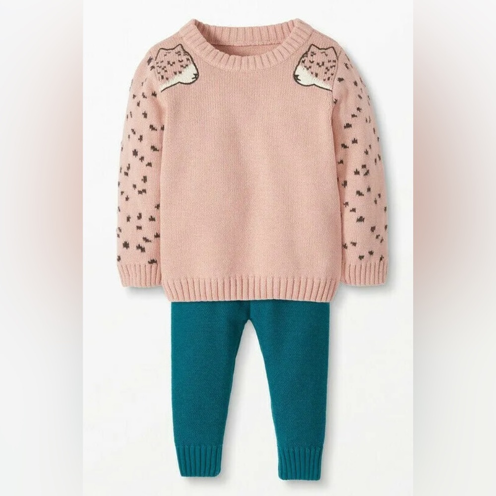 Hanna Anderson sweater set - like new - size 3-6m